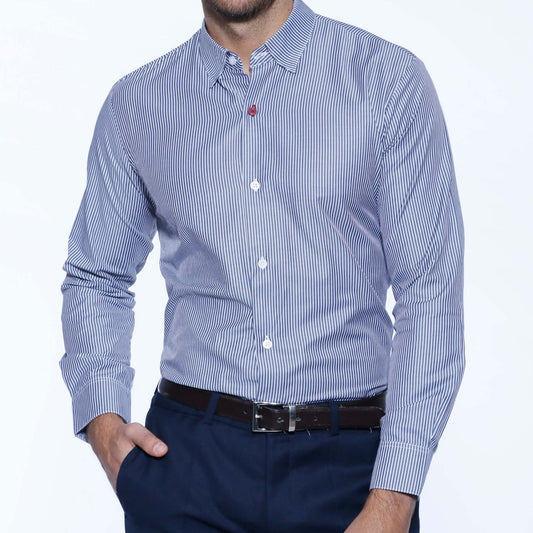 CAMISA NAVY CROSSING GALO BERTIN